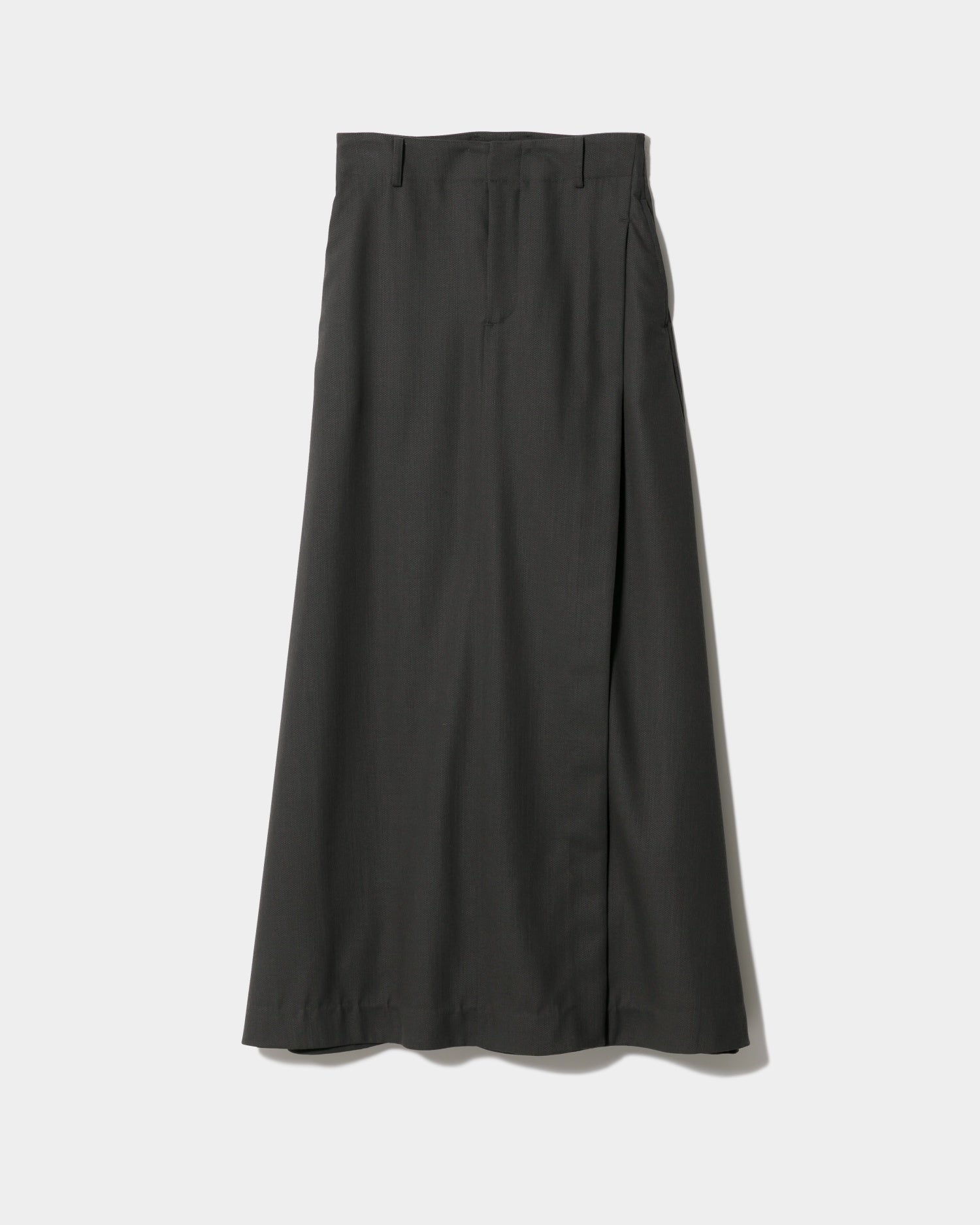 BEAUTIFUL PEOPLE 2/80 sheer pique flarelong skirtpants